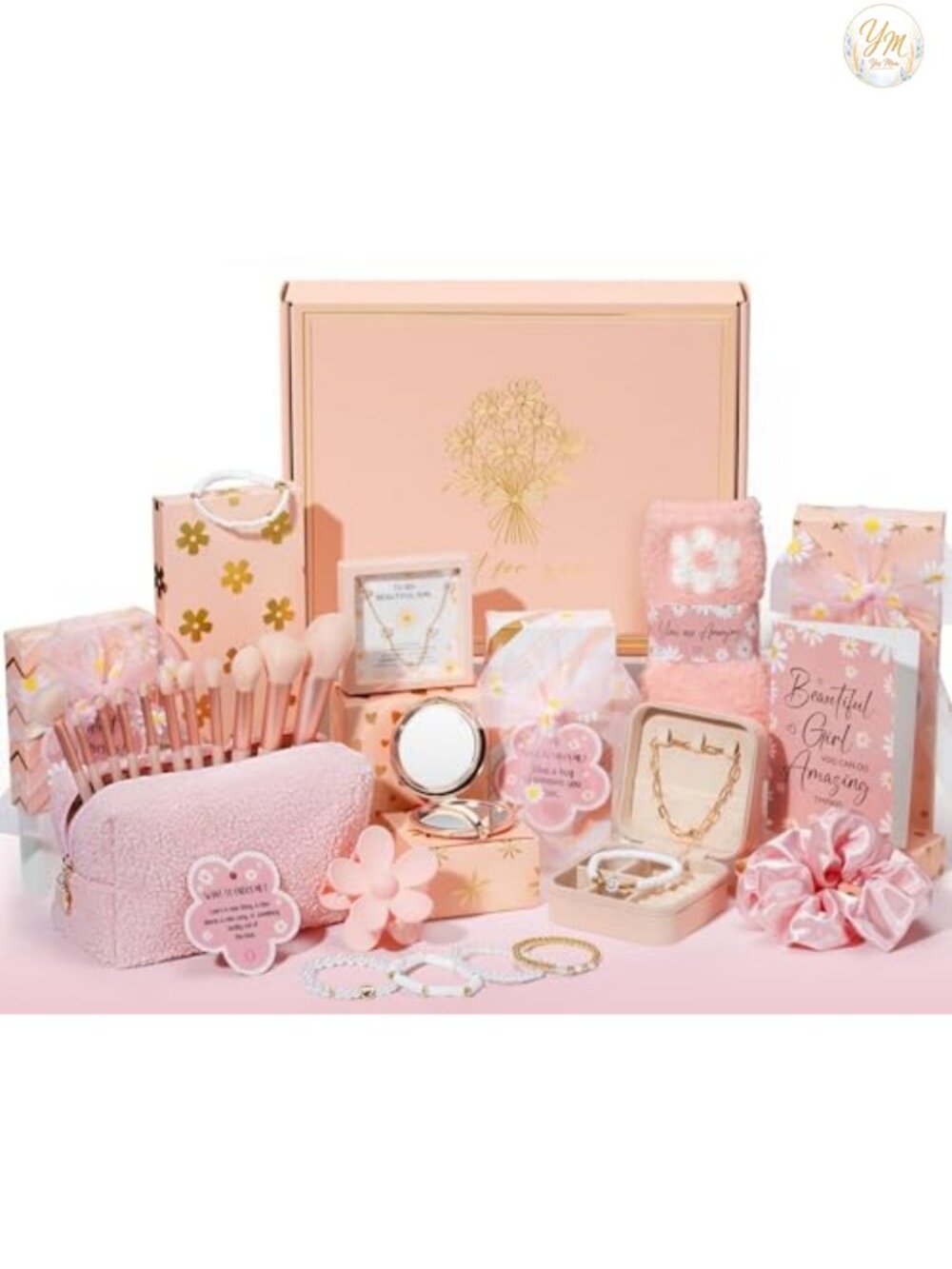 Tween Teen Girl Gift Set 8 PCS Makeup Brushes Jewelry Box Birthday